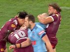 Pat Carrigan was penalised for this act in a tackle on Dylan Edwards.