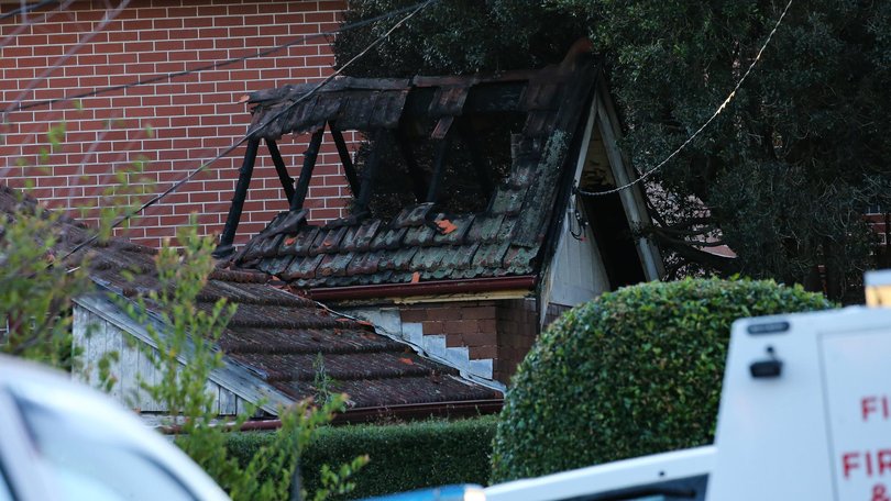 The intensity of the blaze made the search difficult for emergency services. Photo: NewsWire / Gaye Gerard