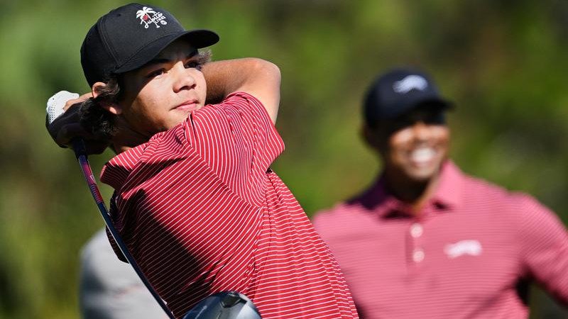 Charlie Woods is a winner again, proving the apple doesn't fall far from the tree.