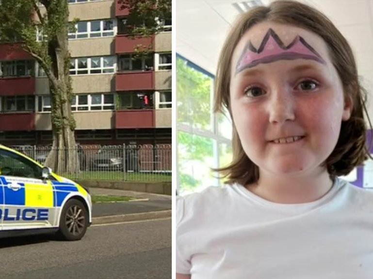 Minnie Dunn fell to her death from a sixth-floor balcony while visiting her mum.