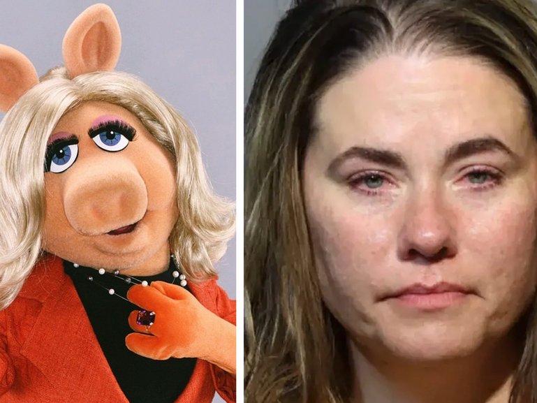 A woman has been arrested after allegedly assaulting a child for calling her "Miss Piggy".