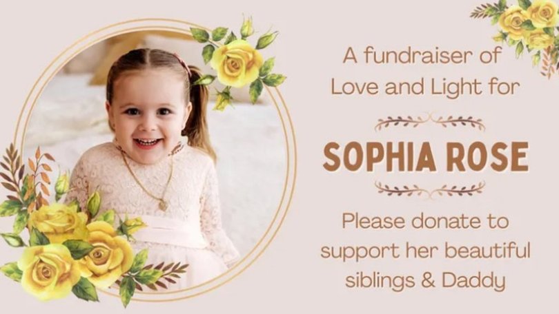 A fundraiser has been launched for Sophia Rose. Picture: Supplied