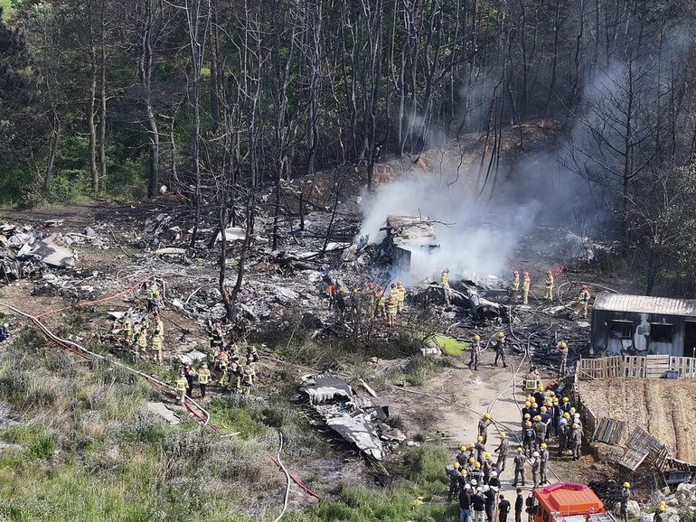 At least two of four crew have been killed when a navy patrol plane crashed on a training flight. 