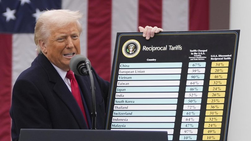 Financial markets have whipsawed wildly in response to Donald Trump's chaotic trade war. (AP PHOTO)
