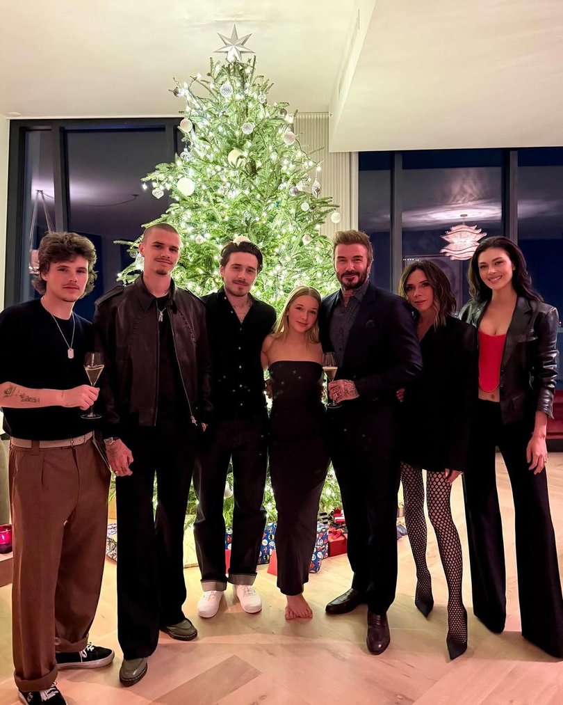 Beckham family unites for Christmas 2024.