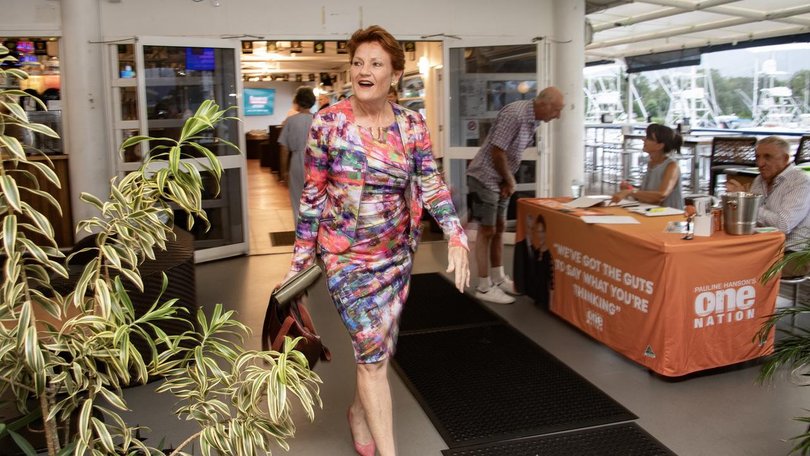One Nation has equalled its record of four senators in parliament, after the final results for the upper house were revealed. (Brian Cassey/AAP PHOTOS)