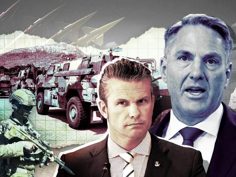 US Secretary of Defence Pete Hegseth has talked defence with Australian counterpart Richard Marles.