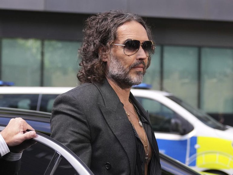 Comedian and actor Russell Brand pleaded not guilty to rape, sexual assault and indecent assault. (AP PHOTO)