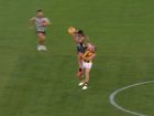 Nick Daicos has taken the first contested mark of his career.