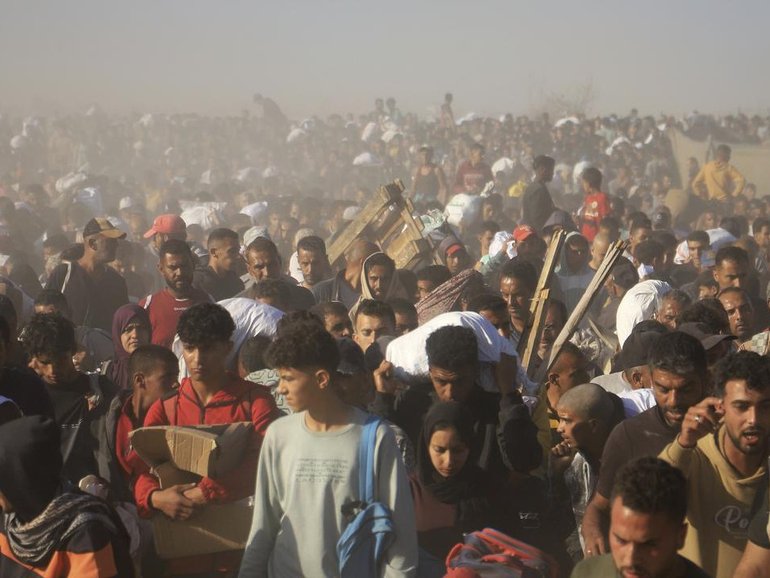 In its first week, three Gaza Humanitarian Foundation distribution sites have been in turmoil.