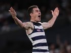 West Coast coach Andrew McQualter admits it will take more than one man to stop Geelong megastar Jeremy Cameron, as the athletic forward looms large against West Coast.