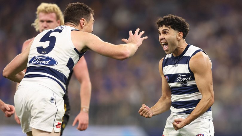 Geelong beat the Eagles.