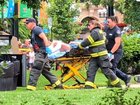 Multiple people have been set on fire as a screaming topless man launched Molotov cocktails at them during a peaceful pro-Israel rally in Boulder, Colorado.