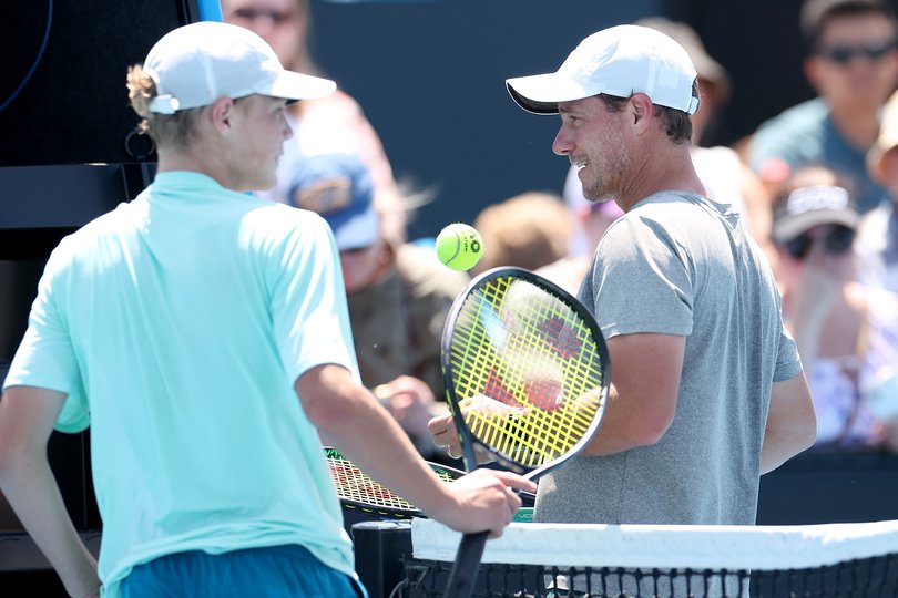 Lleyton and Cruz Hewitt.