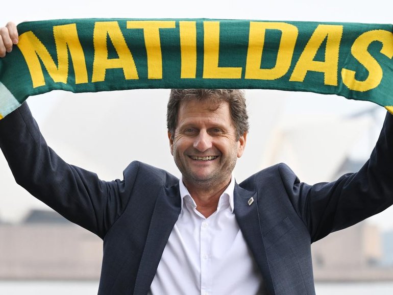 Football Australia have finally announced Joe Montemurro as the Matildas' new full-time coach. (Dean Lewins/AAP PHOTOS)