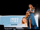 Taylor Swift announces the re-recording of her hit album 1989 during the Eras Tour.