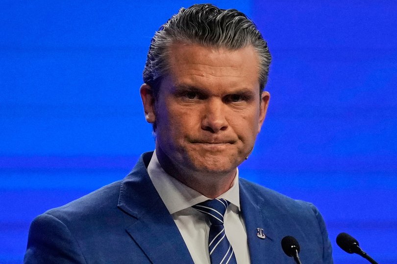 US Defence Secretary Pete Hegseth delivers his speech during the 22nd Shangri-La Dialogue summit in Singapore on May 31, 2025.
