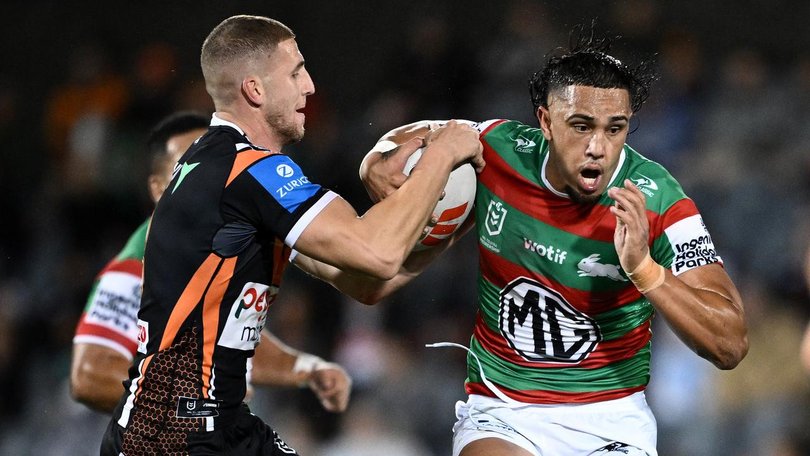 If given the chance again, Souths prop Keaon Koloamatangi is ready to rip in for NSW. (Dan Himbrechts/AAP PHOTOS)