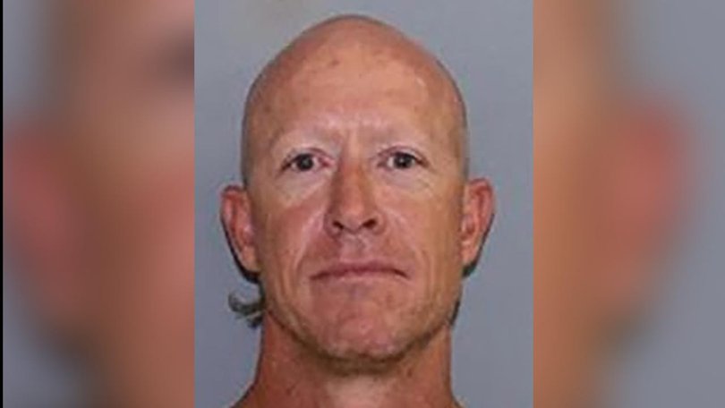 Michael Rennie, 43, is being hunted by police after escaping a prison farm on a tractor. 