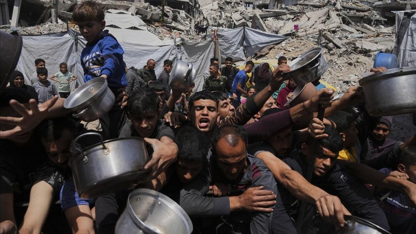 Hamas says 52 people have been killed at Gaza food distribution points in a week. (AP PHOTO)