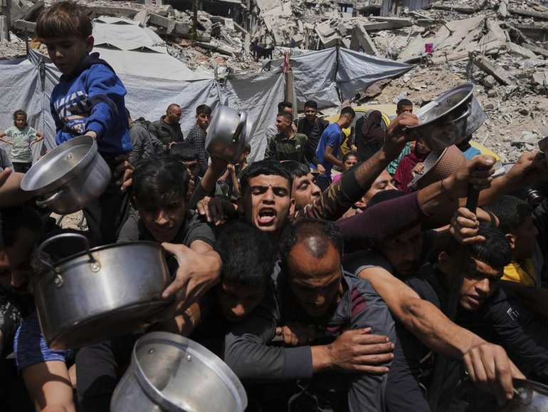 Hamas says 52 people have been killed at Gaza food  distribution points in a week. (AP PHOTO)