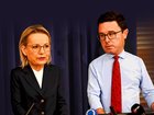 ANDREW CARSWELL: Net zero is heading towards disaster. But the Coalition is in no position to prosecute a retreat from a 2050 target. Pictured: Sussan Ley, David Littleproud. 
