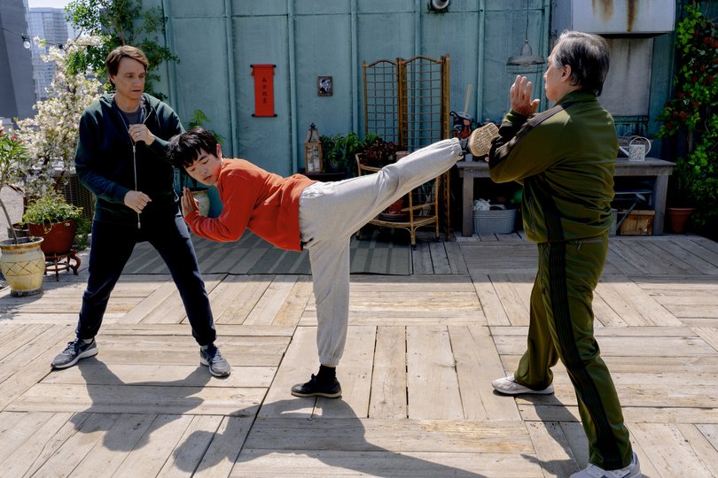 Karate Kid: Legends features a sensei and a shifu.
