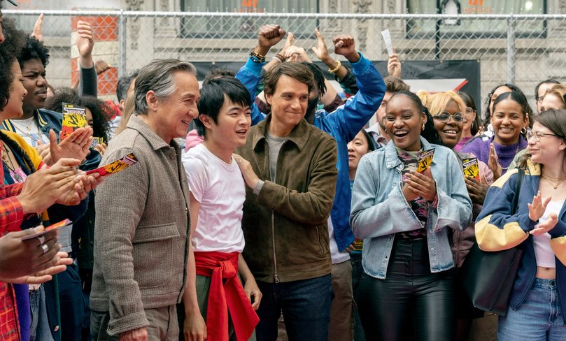Karate Kid: Legends stars Ben Wang, Jackie Chan and Ralph Macchio.