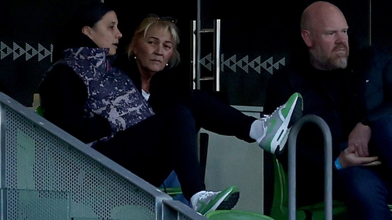 Sam Kerr looks on during the A-League Women's Grand Final between Melbourne Victory and the Central Coast last mionth.