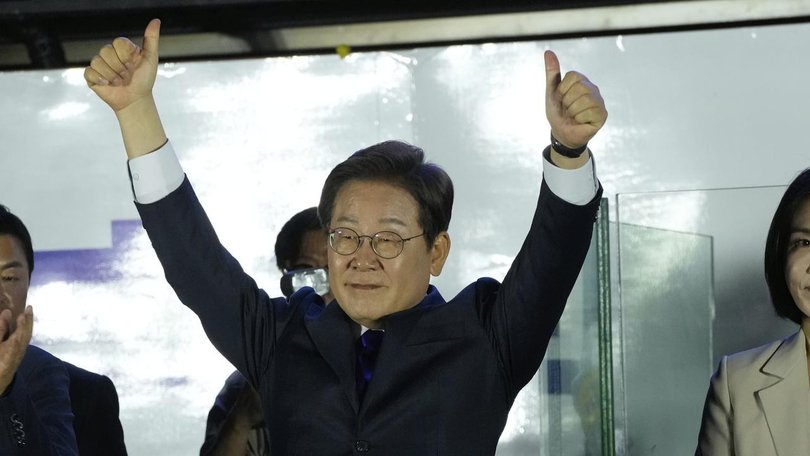 Lee Jae-myung has promised "a fresh start" for South Korea after his presidential election win. (AP PHOTO)