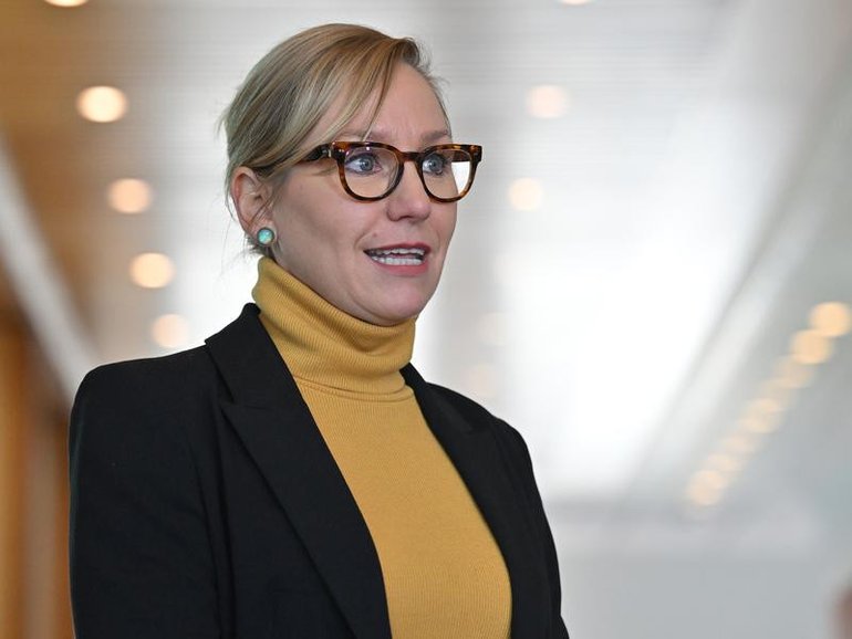 New Greens leader Larissa Waters has announced her party’s portfolio allocations, vowing to make women’s safety and climate action top priorities as the new parliament begins. (Mick Tsikas/AAP PHOTOS)