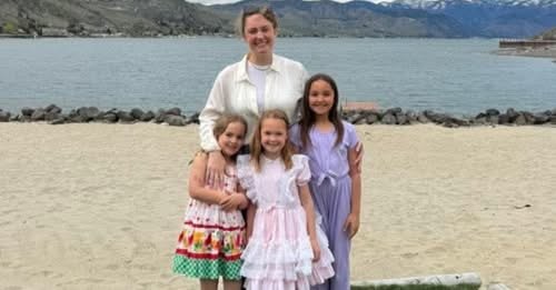 Whitney Decker with her girls Paityn, 9, Evelyn, 8, and Olivia, 5.