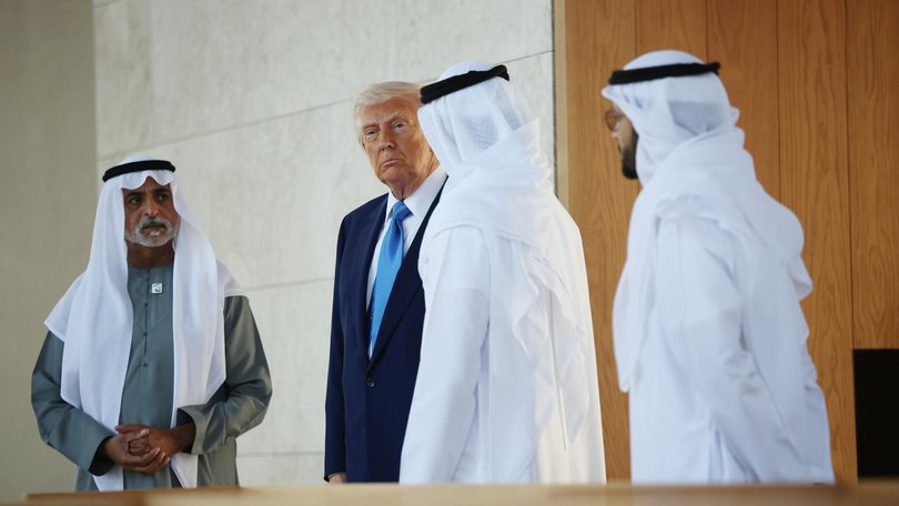 Donald Trump tours the United Arab Emirates.