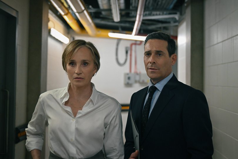 Kristin Scott Thomas and James Callis.