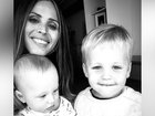 Brit Selwood with her two young sons.
