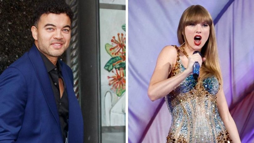 Guy Sebastian has revealed how excited he was to support global pop star Taylor Swift on her 2013 tour. Supplied