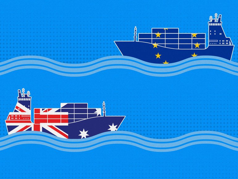 A new free-trade deal between Australia and the European Union is closer than ever, thanks to Donald Trump’s trade war.