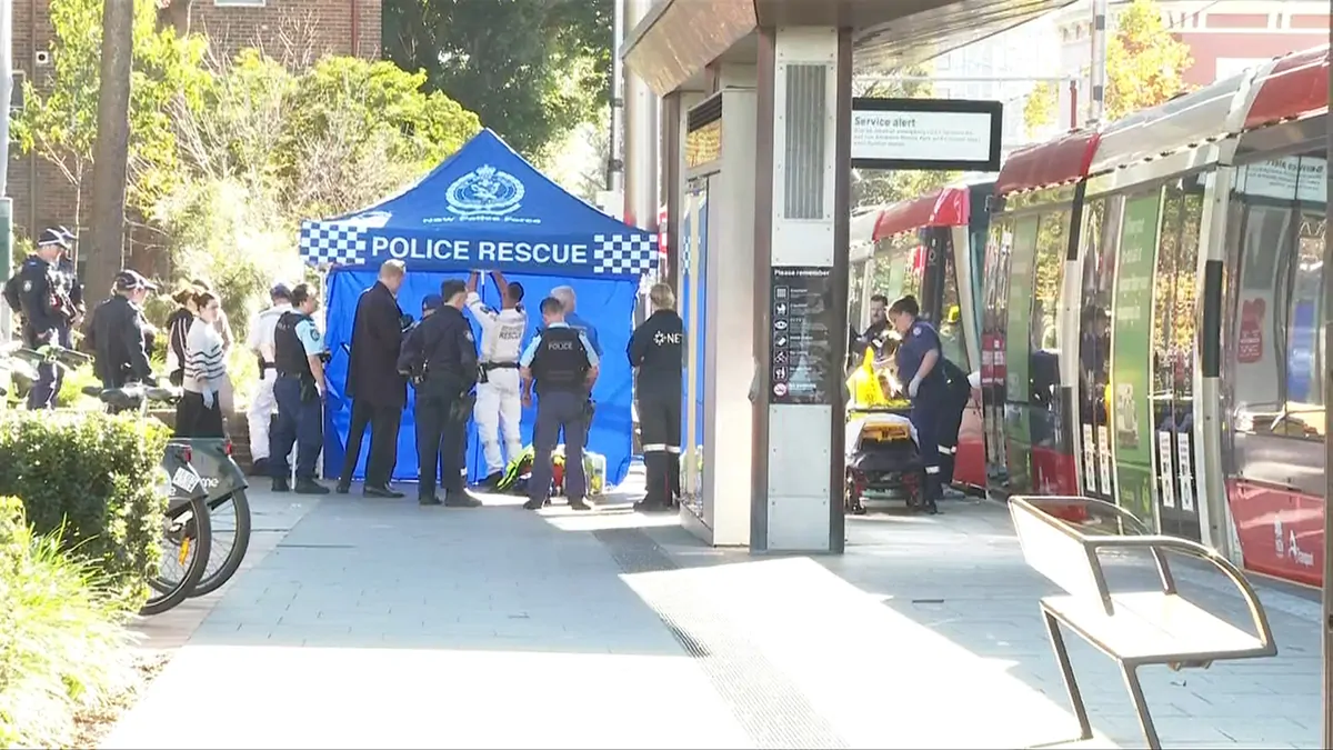 Surry Hills tram tragedy: Man dies after being struck by light rail ...