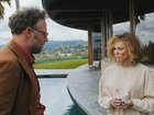 Seth Rogen and Catherine O'Hara in The Studio, now streaming on Apple TV+.