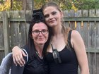 Pheobe Bishop with mum Kylie Johnson. 