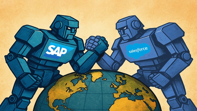 THE ECONOMIST: By blurring the line between front and back office, AI agents are turning corporate IT players Salesforce and SAP into rivals. 