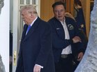 President Donald Trump, left, and Elon Musk in happier times.
