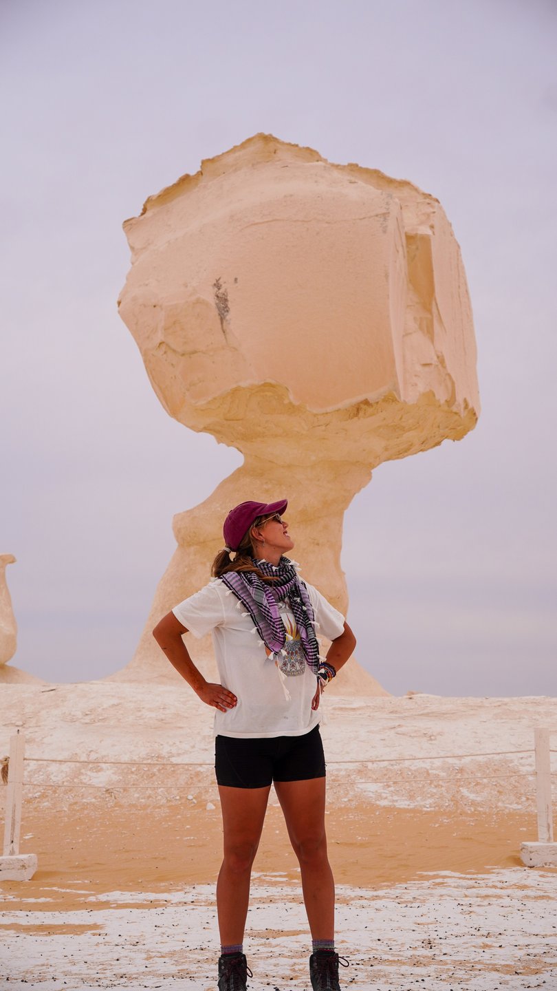 Sarah Steger in Egypt.