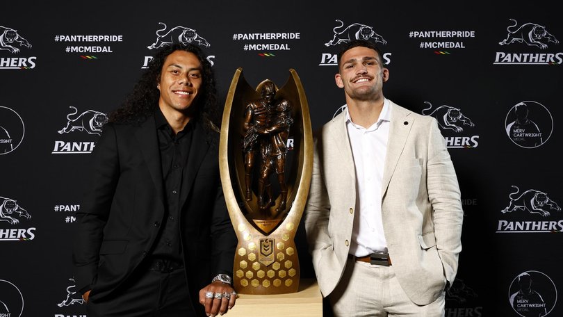 Luai and Cleary will put their friendship to the side when they square off on Sunday. Picture: Jonathan Ng