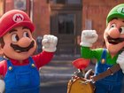 Mario, voiced by Chris Pratt, left, and Luigi, voiced by Charlie Day in Nintendo's The Super Mario Bros. Movie.  (Nintendo and Universal Studios via AP)