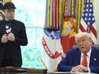 US President Donald Trump says he hasn't been thinking about Elon Musk since their feud exploded. (AP PHOTO)