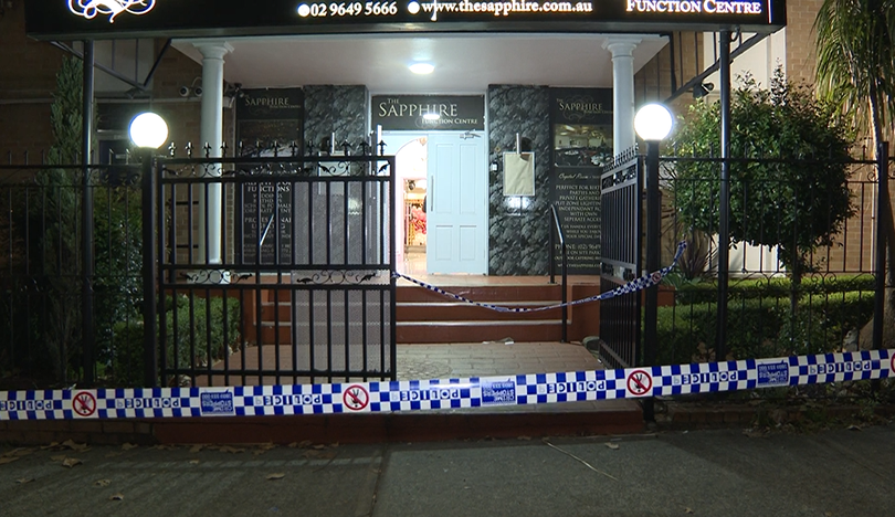 Police said about five people stormed the centre and targeted a teenager.