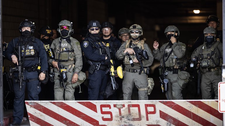 The White House has deployed its military reserve force to shut down violent protests sweeping Los Angeles, following a series of immigration raids that were orchestrated on Friday (Ted Soqui)