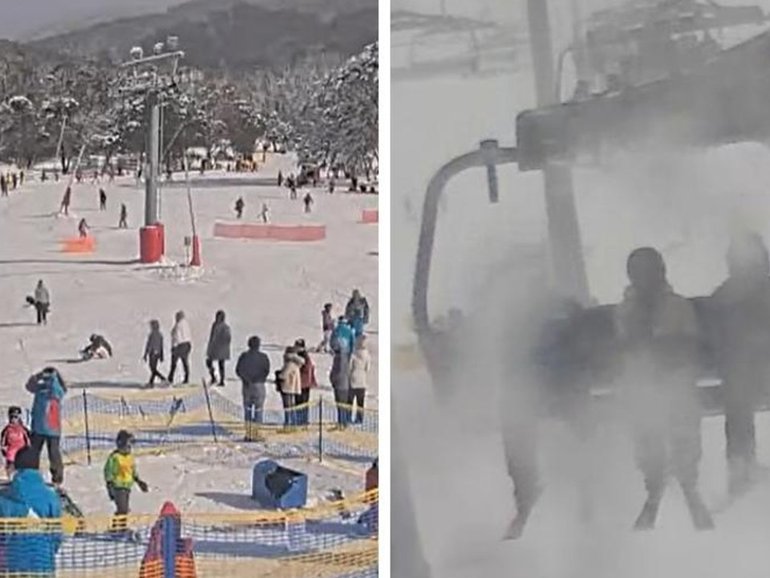 Ski resorts across the NSW Snowy Mountains have been blanketed by a whopping 45cm of snow.