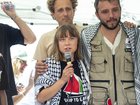 Greta Thunberg is among 12 activists aboard the Madleen ship heading toward the Gaza Strip. (AP PHOTO)